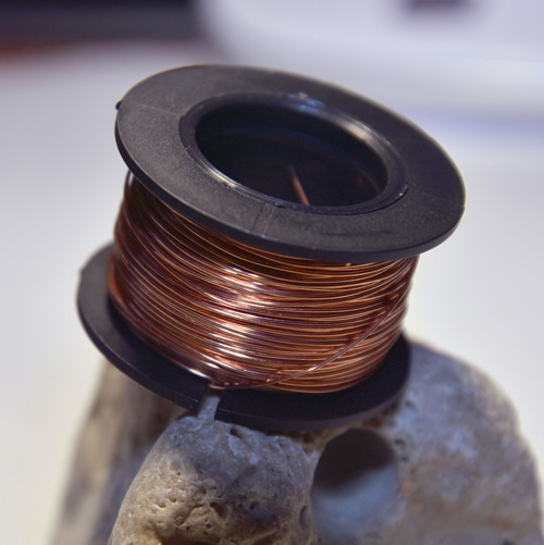 Drát měděný nelakovaný 0,5 mm 32m - 50g