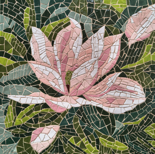 Mozaika - Květ magnolie
