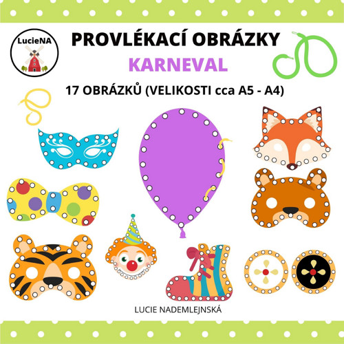 Provlékací Obrázky Karneval — foto 1