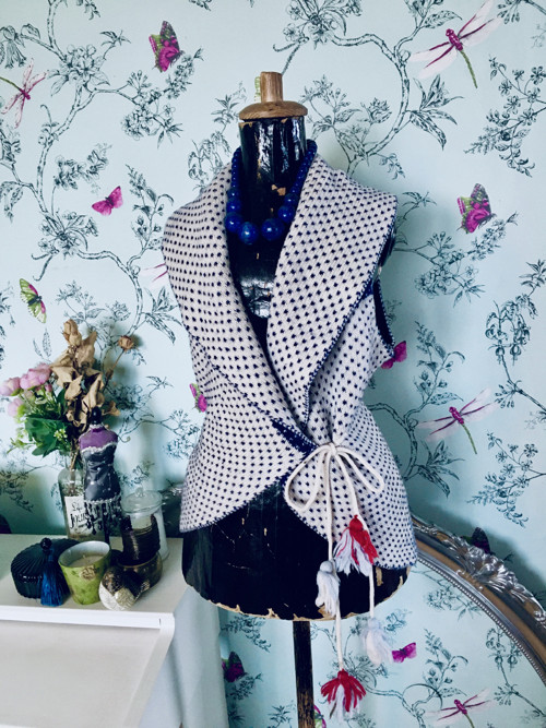 Boho vesta vlněná — foto 1