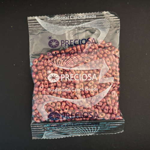 Preciosa rokajl Farfalle 2,5 x 7 mm Rose Listr