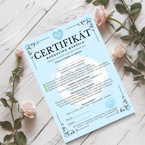 Certifikát pro budoucího ženicha / manžela (PDF)