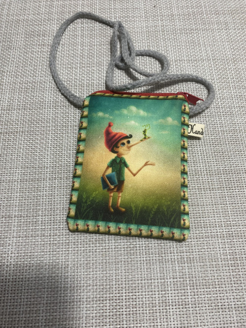 Dětská kapsička na krk - Pinocchio — foto 1