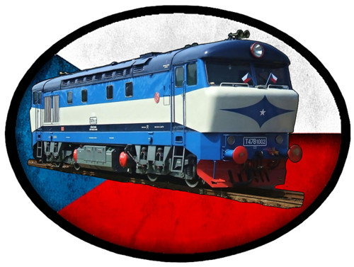 Nažehlovačka s lokomotivou T478