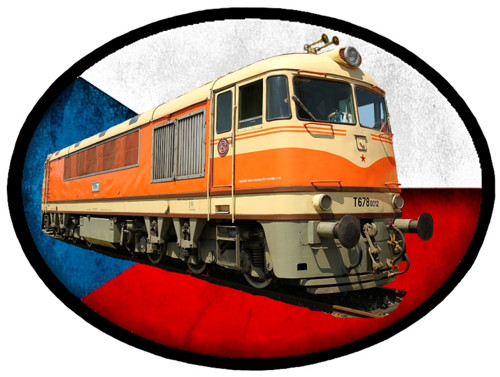 Nažehlovačka s lokomotivou T678