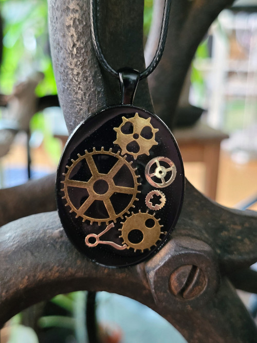 Náhrdelník Steampunk