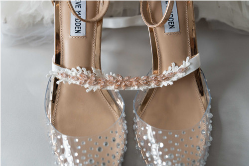 Svatební podvazek "Colette" rose gold