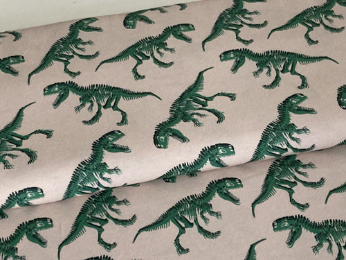 Úplet- dinosauři na béžové ( 200g, digi)