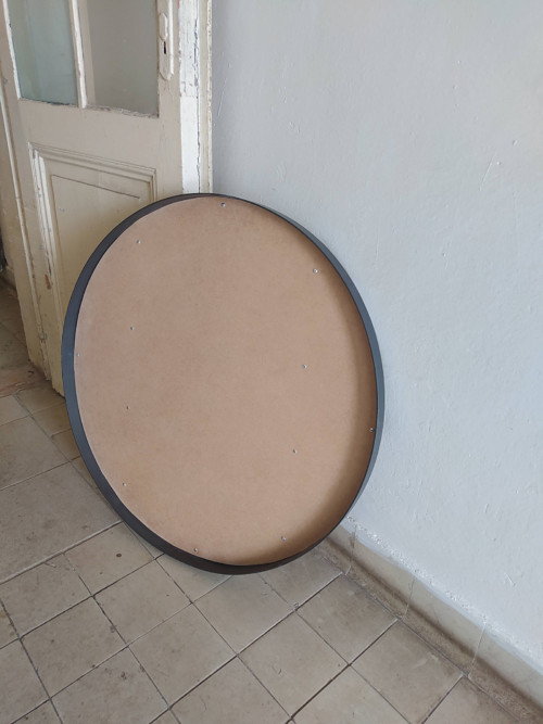 Kovový kulatý rám 90 cm — foto 1
