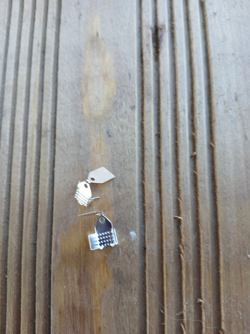Koncovka na kůži, plochá s krytem 10 x 6 mm, pokov