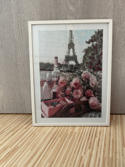 Diamantové malování hotové - Paříž