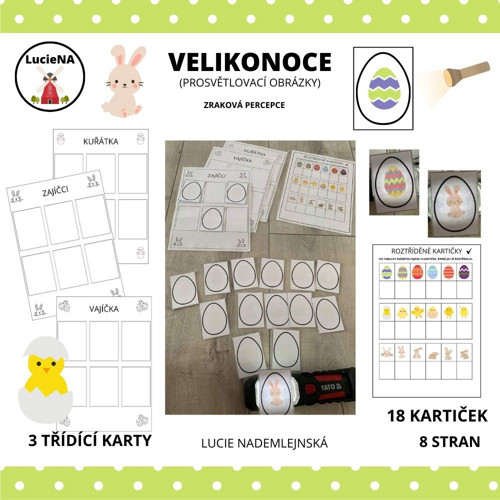 Velikonoce - Prosvětlovací Obrázky