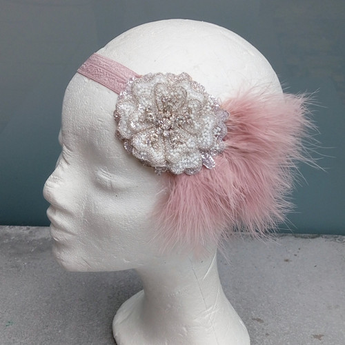 Great Gatsby Flower Blush ... čelenka
