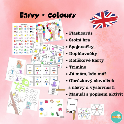 Sada aktivit barvy - colours