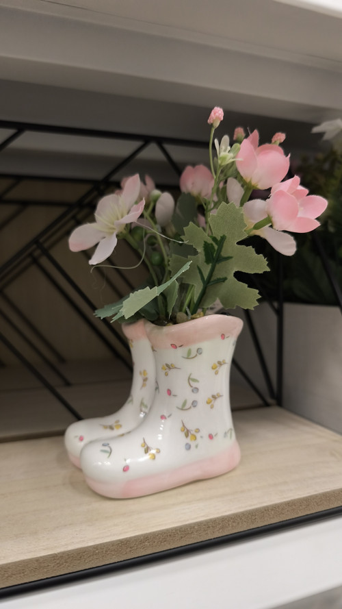 Porcelánové květinové ,,Holínky,, zahradnice