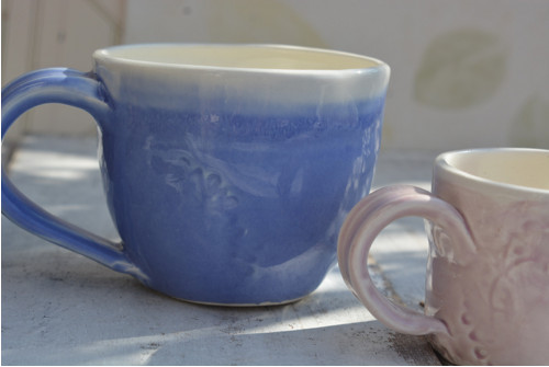 Modrý šálek, porcelán, 220 ml — foto 1