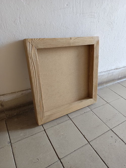 Dřevěný rám stařený 40 x 40cm