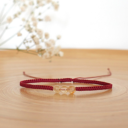 Shamballa náramek Lovely // citrín