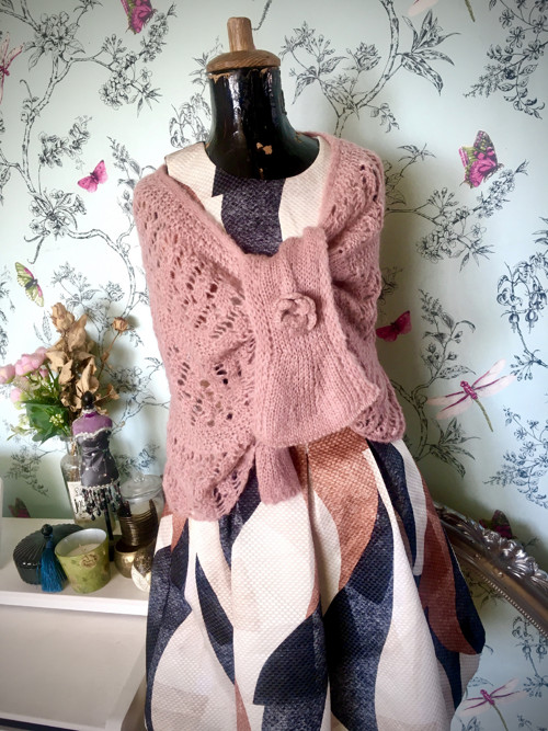 Pléd přehoz powder pink — foto 1