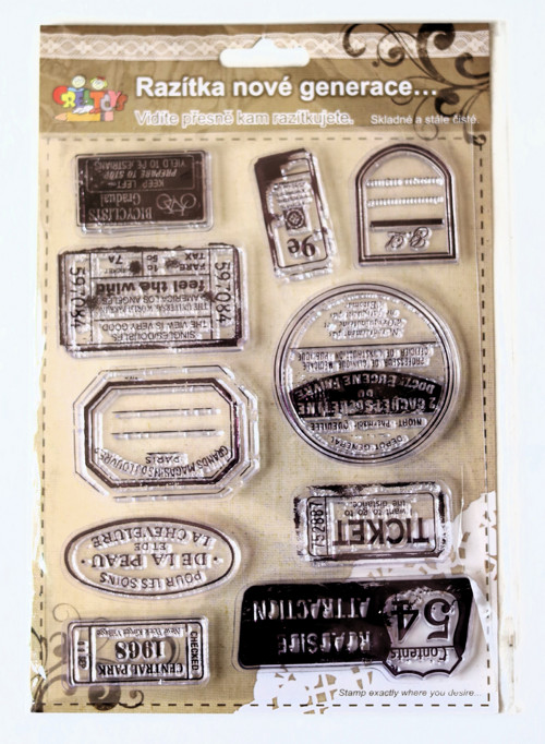 10x Razítko nové generace 18x14 cm scrapbooking