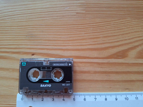 Vintage mini-mini kazeta zn.Sanyo z Japonska!