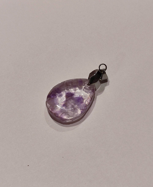 Přívěsek s fialovým fluoritem