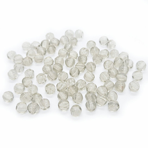 Korálky broušené CZ, 4mm, šedá, 40ks