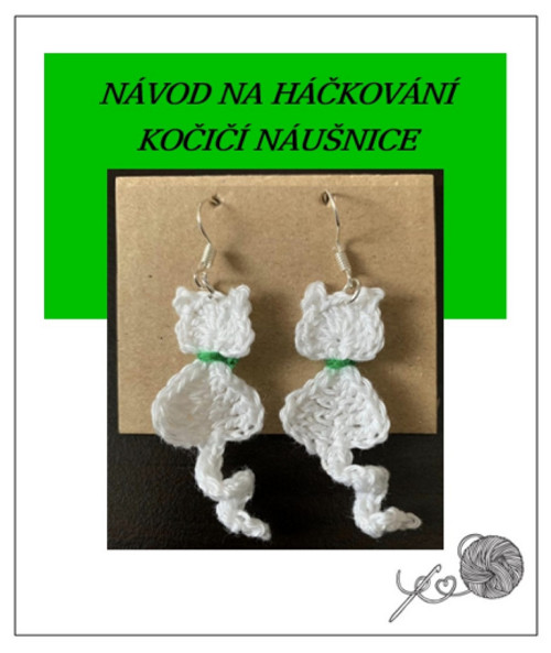 Návod - kočičí náušnice