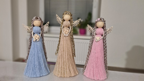Macrame anděl