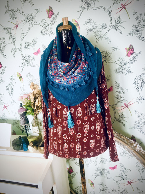 Šátek boho hippie gypsy — foto 1