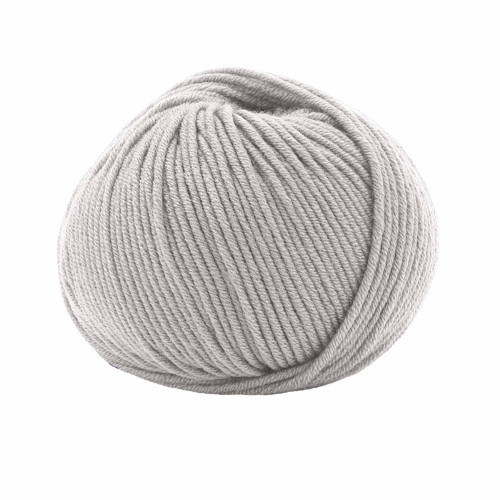 Lana Gatto příze vlna merino MAXI SOFT světle šedá