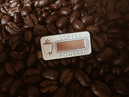 Odznáček Coffee Powered