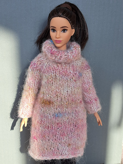 Glamorous - svetr pro Barbie baculku/curvy