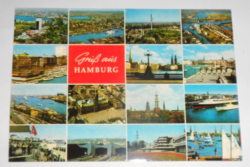 Čistá POHLEDNICE • Hamburg, Německo