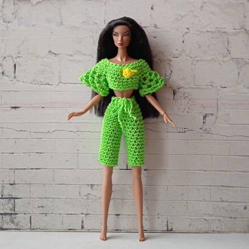 Oblečky pro Barbie, FR, Integrity - triko, kraťasy — foto 1