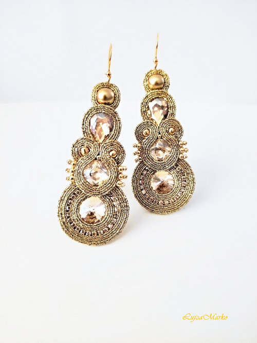 Arleta soutache / sutaš náušnice