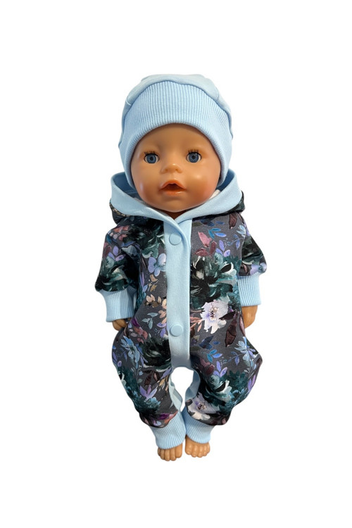 Overal pro BABY BORN - 43 cm, kvety