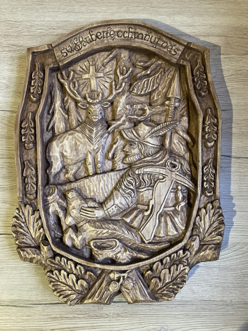 Myslivecký reliéf sv. Hubert