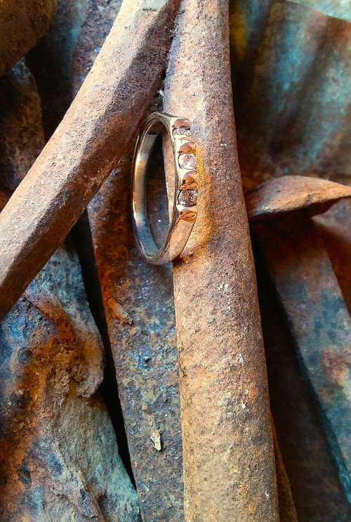 Prsteň s Diamantmi, Au 14K, na objednávku