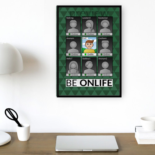 Be onlife grafika - trojúhelníky