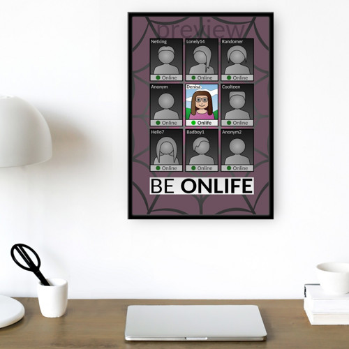 Be onlife grafika - pavučina/síť — foto 1