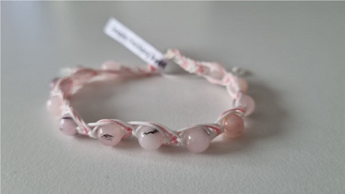 Shamballa náramek z jaspisu třešňového květu