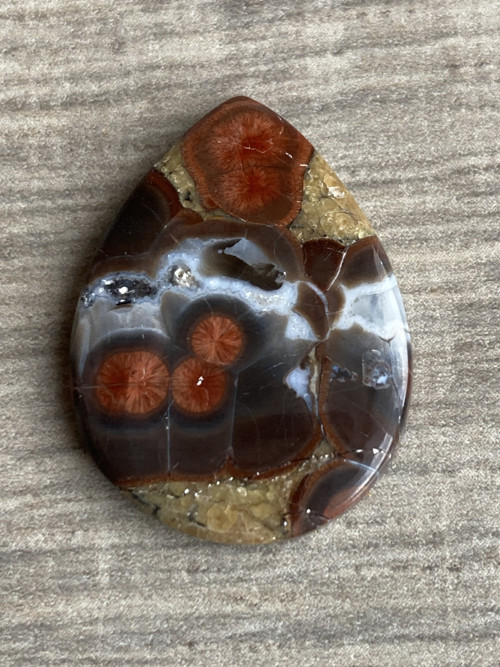 ARAŠÍDOVÝ OBSIDIÁN- přír. kabošon,16.90 Ct. MEXIKO