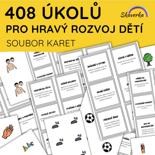 408 úkolů pro hravý rozvoj dětí (pdf)