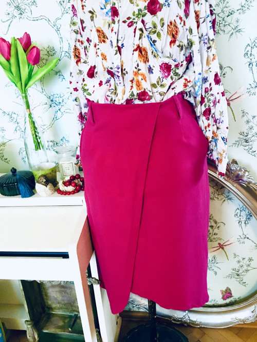Sukně fuchsia jarní designová — foto 1