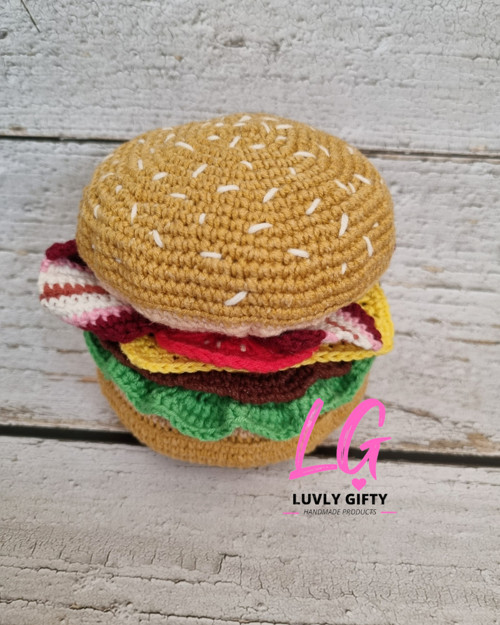 NÁVOD háčkovaný hamburger, PDF formát — foto 1