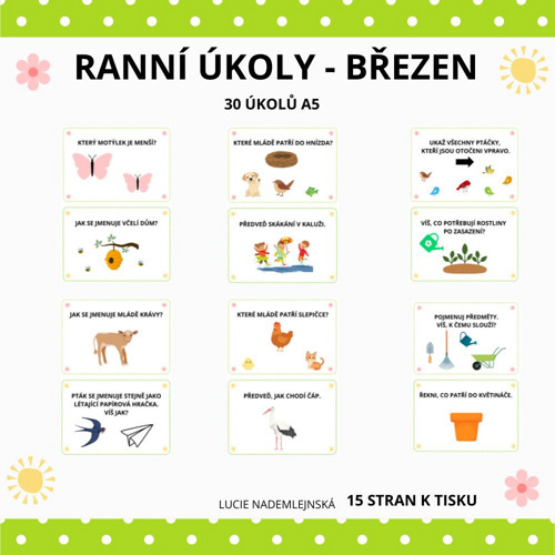 Ranní Úkoly - Březen