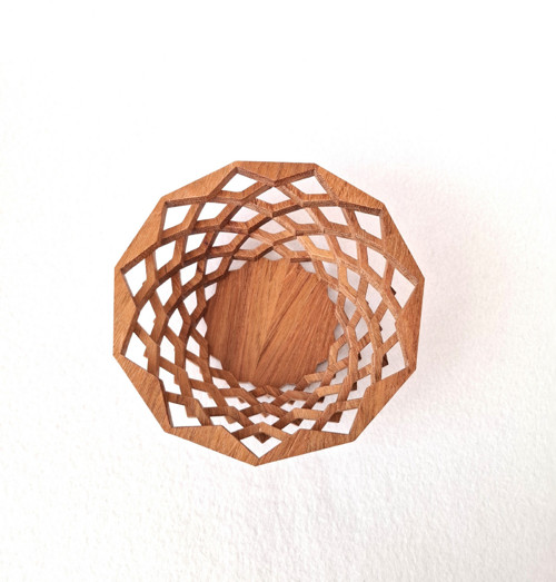 Dřevěný košík - jatoba