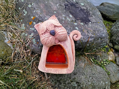 Kočka - svícen