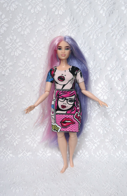 Barbie baculka - šaty